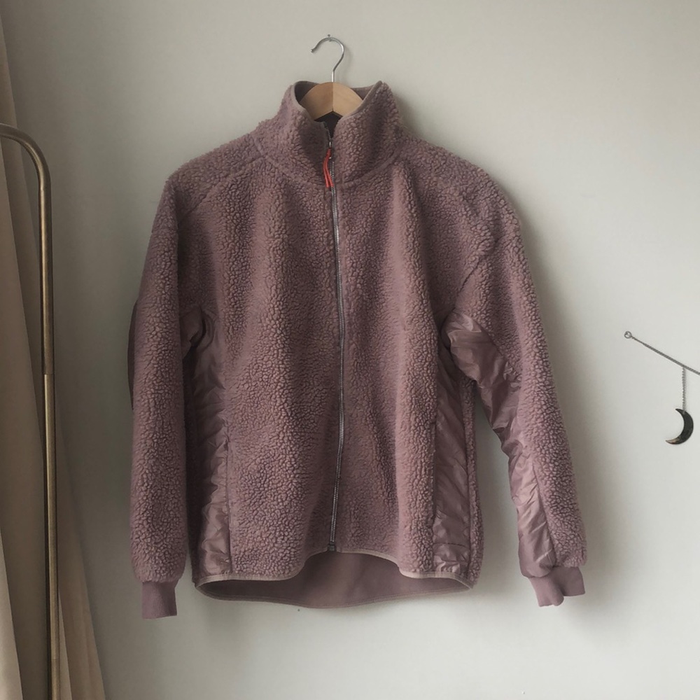 H&M Faux Shearling Track Jacket